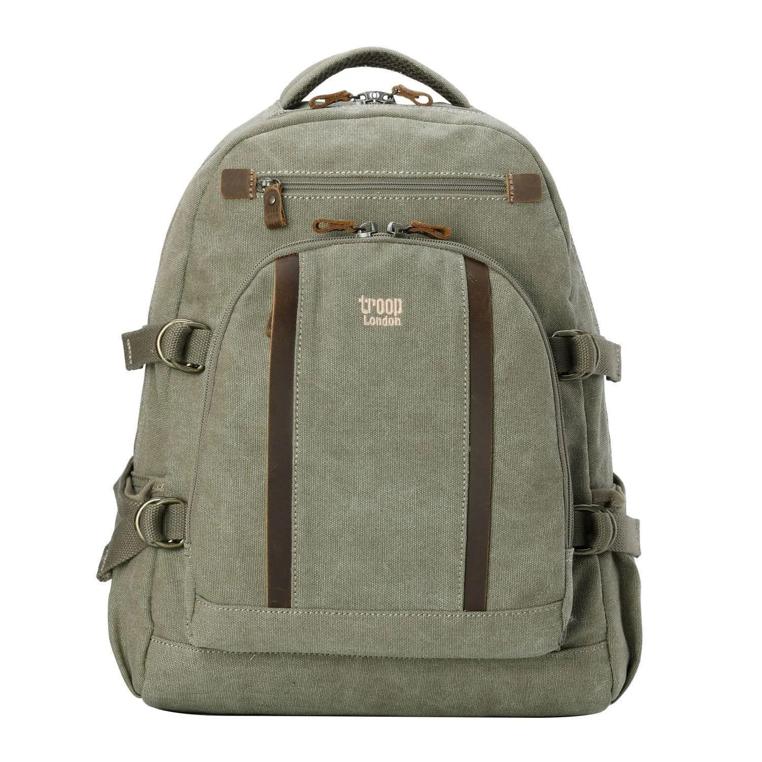 TRP0257 Troop London Classic Canvas Laptop Backpack - Large