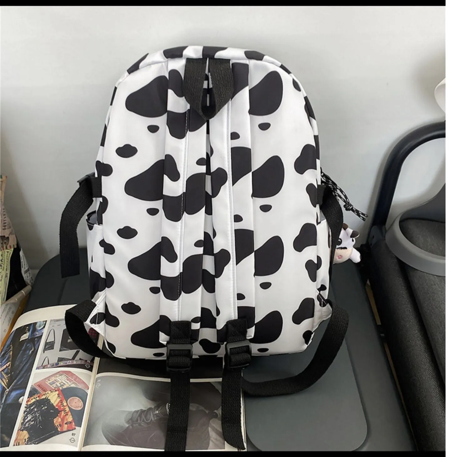 ULZZANG INS CUTE COW PATTERN BACKPACK BY70128