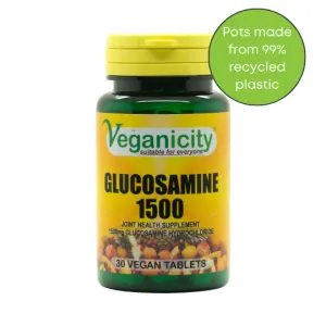 Vegan Glucosamine HCI Tablets 1500mg (30 day supply)