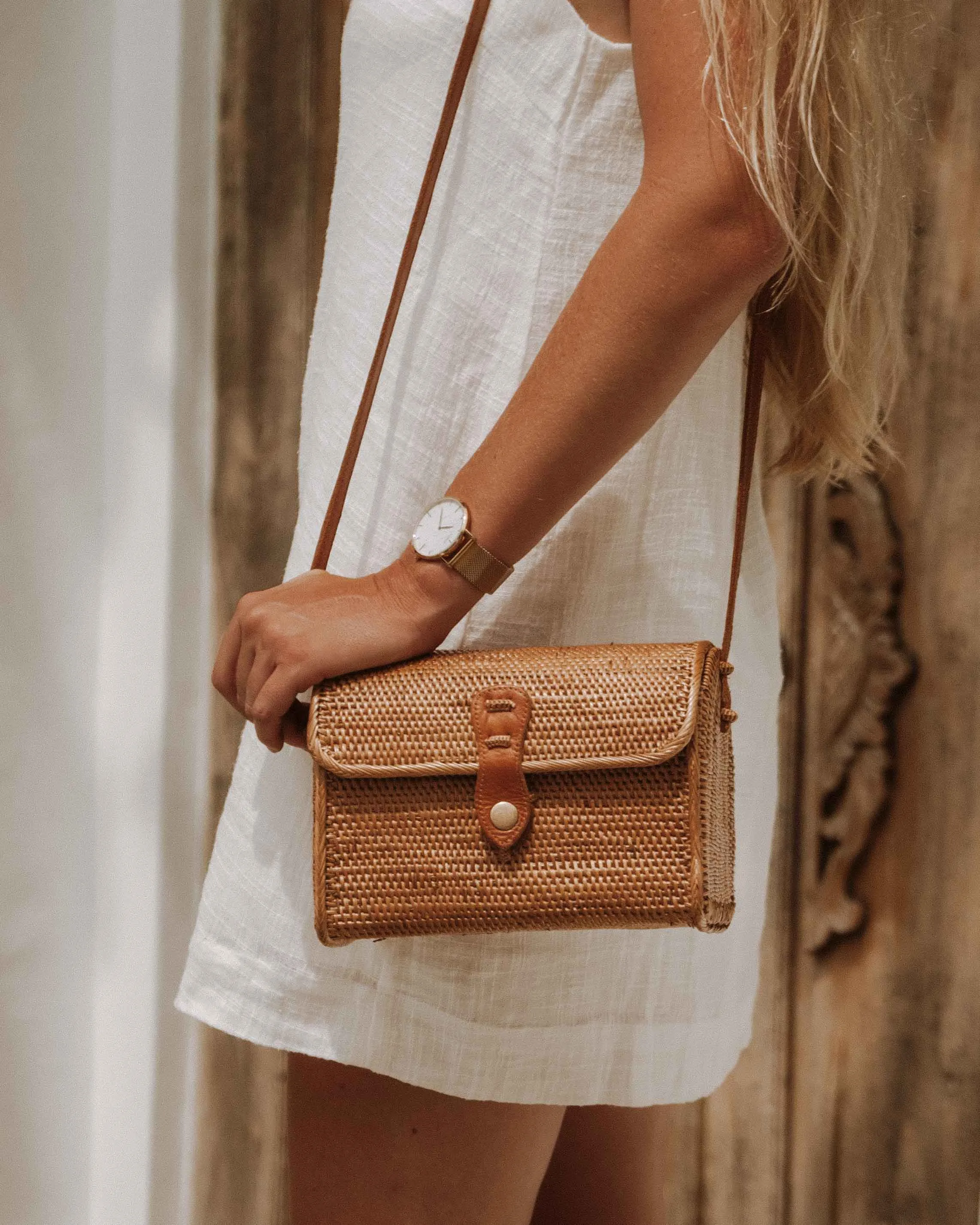 Vegan Nusa Rattan Bag