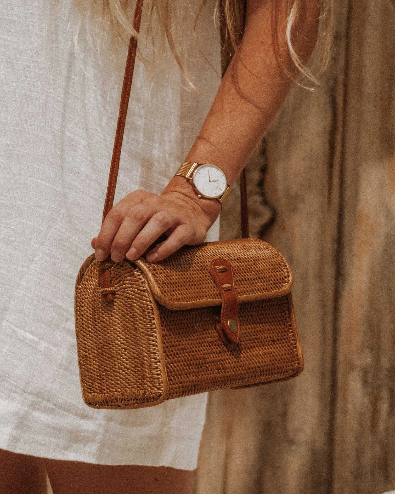 Vegan Nusa Rattan Bag