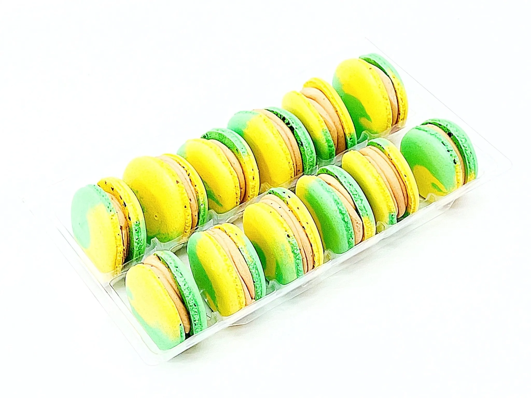 Vegan Pineapple Nutmeg Macarons