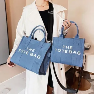 Women Tote Bag Casual Canvas Large Capacity Women Handbags S4998614